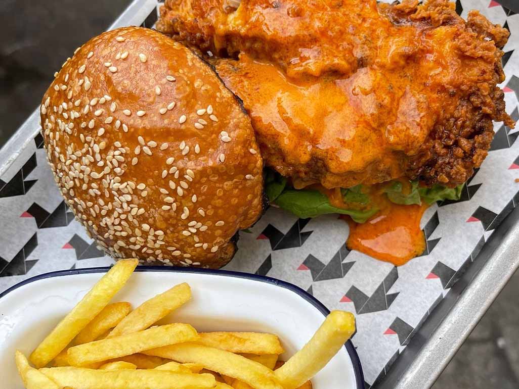 The Blackbird Chicken Burger Edinburgh